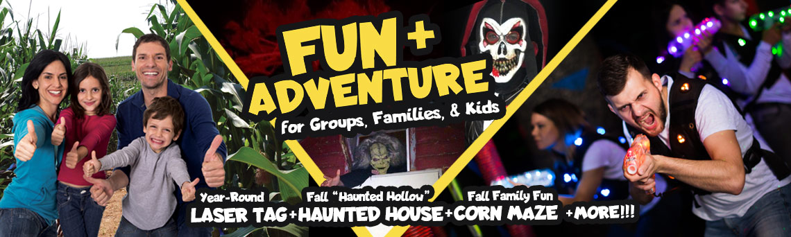 Fun & Adventure | Laser Tag - Corn Maze - Haunted House | Staples, MN